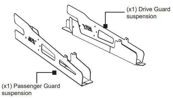 AFX MOTORSPORTS SKI124-C Tralling Arm Guards - fig 1