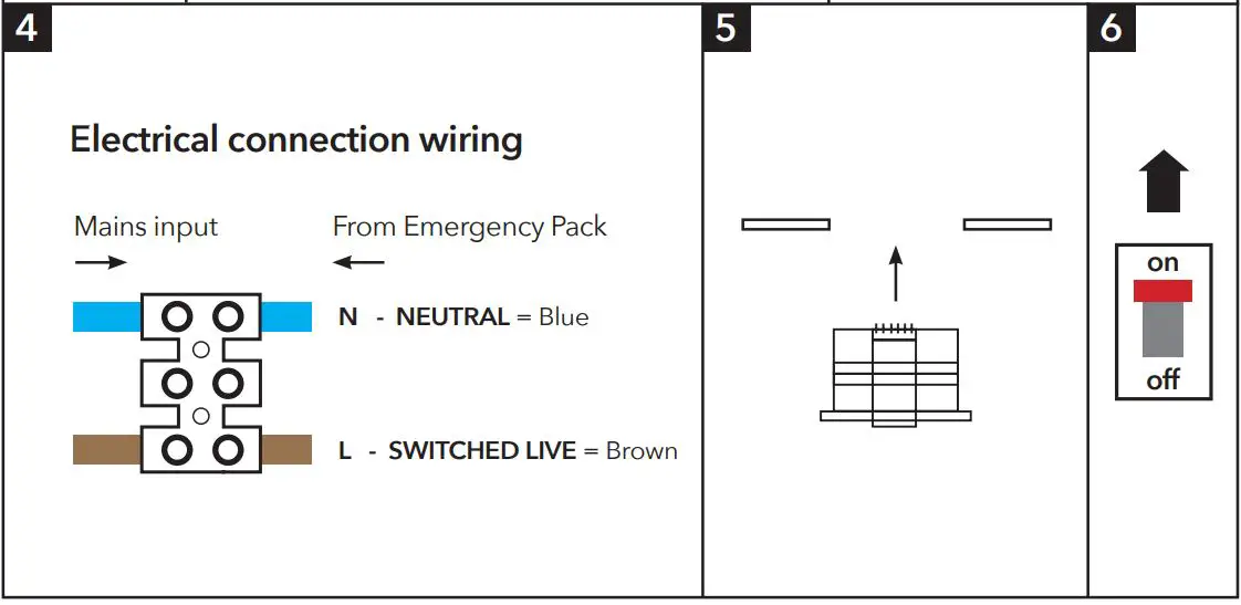 Lumineux-421309-Woodhead-Emergency-Downlight-Open-Area-and-Corridor-fig 2