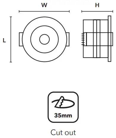 Lumineux-421309-Woodhead-Emergency-Downlight-Open-Area-and-Corridor-fig 4