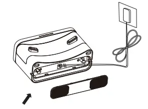 Install the charging base