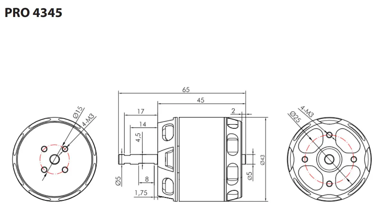 KAVAN PRO 4345 730 Brushless Motors - fig 11