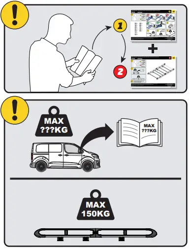 VAN GUARD IN8350 ULTI Rack Plus Van Roof Racks-FIG1