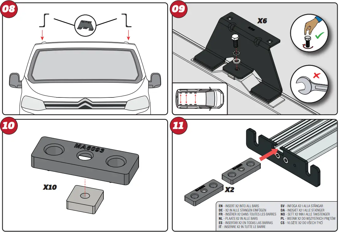 VAN GUARD IN8350 ULTI Rack Plus Van Roof Racks-FIG7