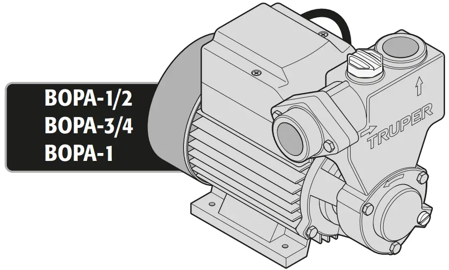 TRUPER 12780 Self Priming Peripheral Water Pump