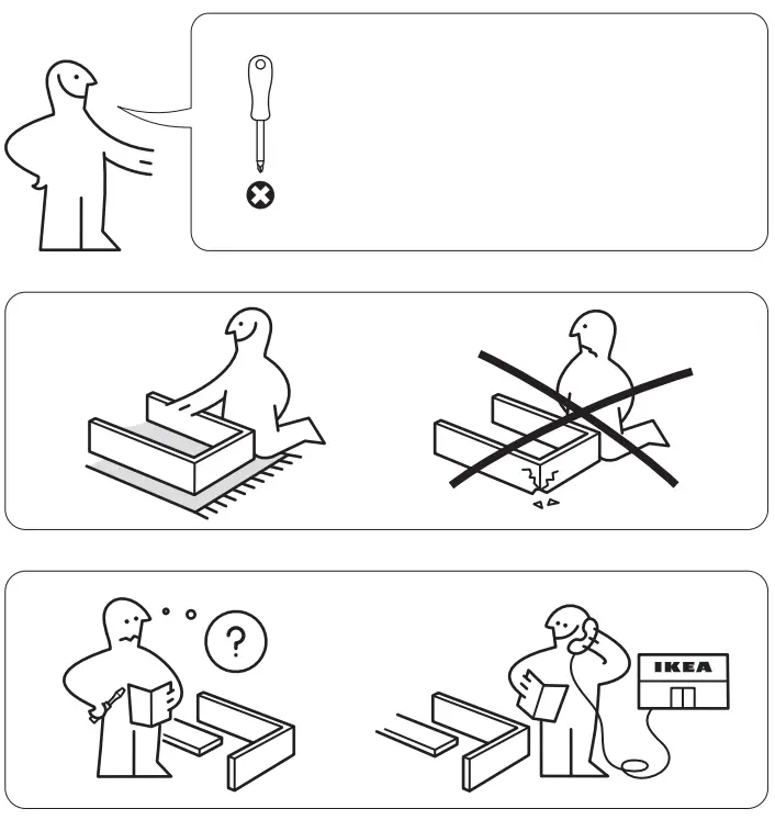 IKEA FÖRHÖJA Kitchen Cart Birch