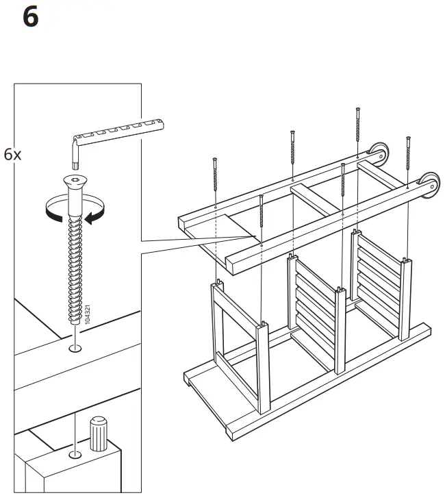 IKEA FÖRHÖJA Kitchen Cart Birch - Figure5