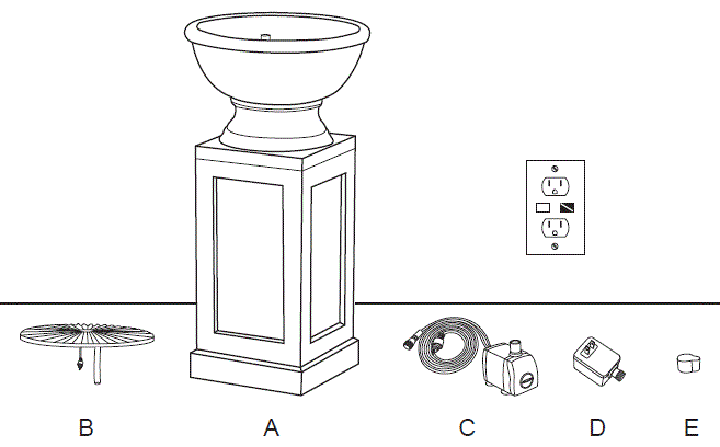 glitzhome-2007300054-Outdoor-Fountain-With-LED-Lights-and-Pump-fig-4