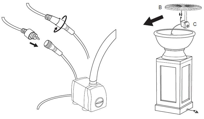 glitzhome-2007300054-Outdoor-Fountain-With-LED-Lights-and-Pump-fig-8