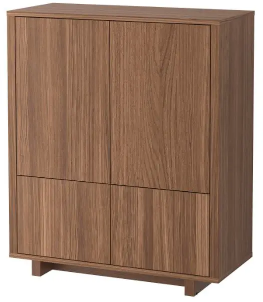 IKEA-AA-1913012-8-STOCKHOLM-Storage-2-Drawers-Walnut-Plate