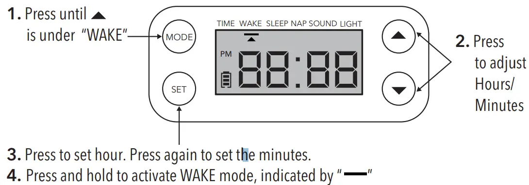 Set the Wake Time