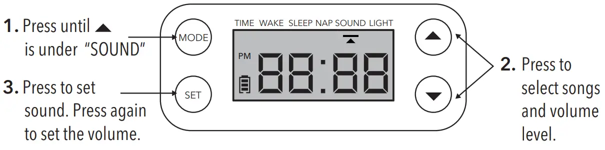 Set the Sound and Volume