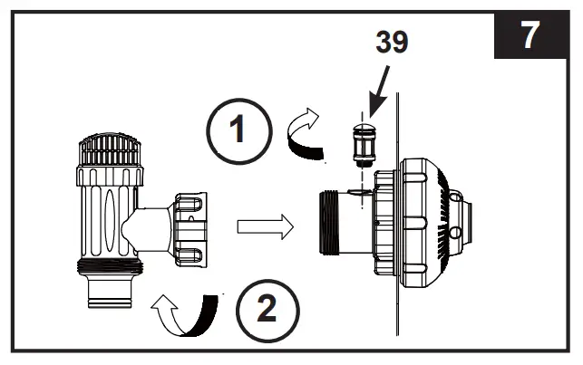Pool Inlet - Nozzle & Plunger Valve Setup (Optional)