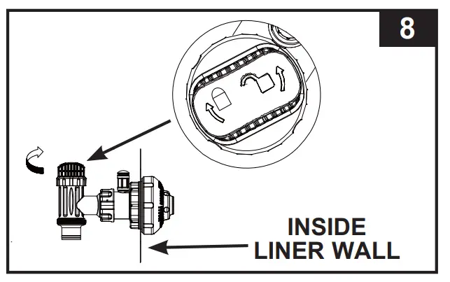 Pool Inlet - Nozzle & Plunger Valve Setup (Optional)