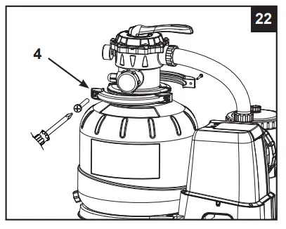 6-way valve installation: