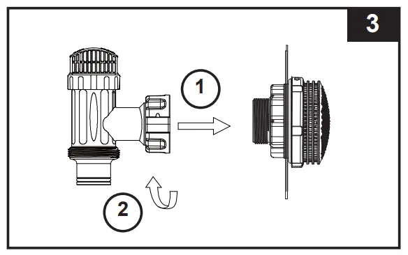 Pool Outlet - Strainer & Plunger Valve Setup (Optional)