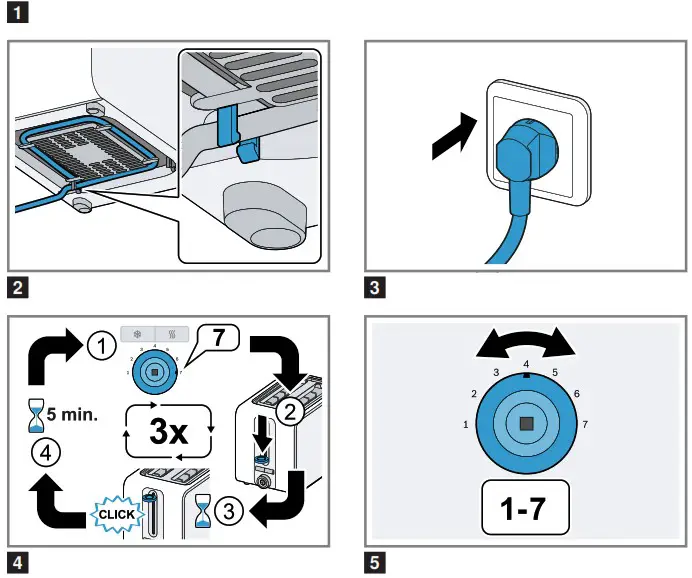 BOSCH TAT720 CN Compact Toaster - overview 2