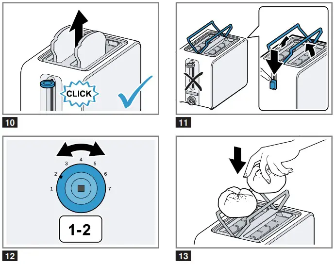 BOSCH TAT720 CN Compact Toaster - overview 4