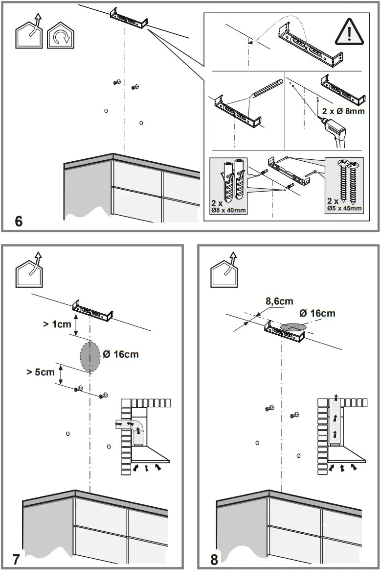 elica AQUAVITAE 2 Chimney Cooker Hood - fig 3