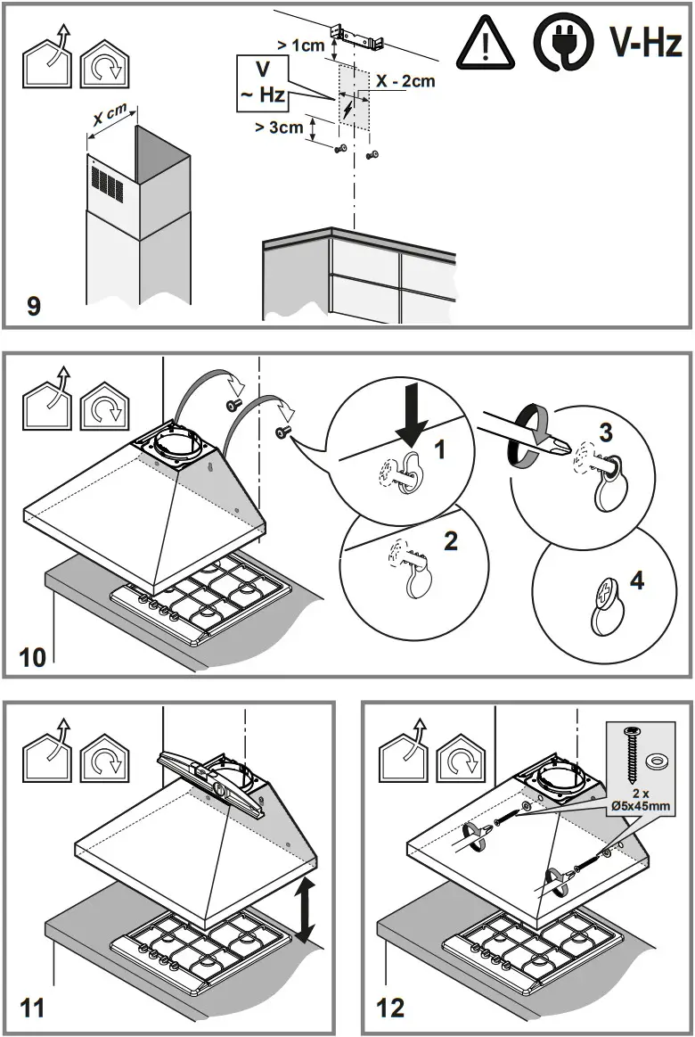 elica AQUAVITAE 2 Chimney Cooker Hood - fig 4