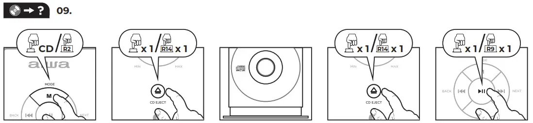 aiwa MSBTU-500 Mini Stereo +22 Hi-Fi System - Fig8