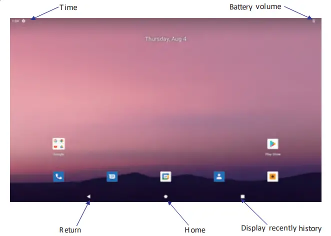 acer One 10 T2 10 Inch tablet - setting 1