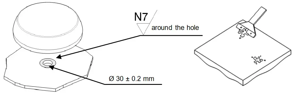 HUBER SUHNER SENCITY Rail Active Rooftop - preparation of roof
