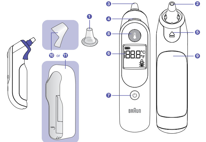 BRAUN IRT 6020 ThermoScan Ear thermometer - FIGURE 1