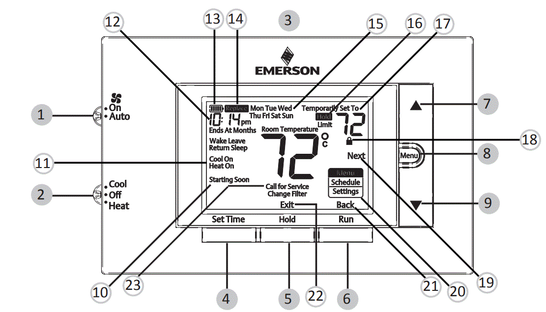 EMERSON-1F83C-11PR-Programmable-Thermostat-Installation-and-Operating-Instructions-7