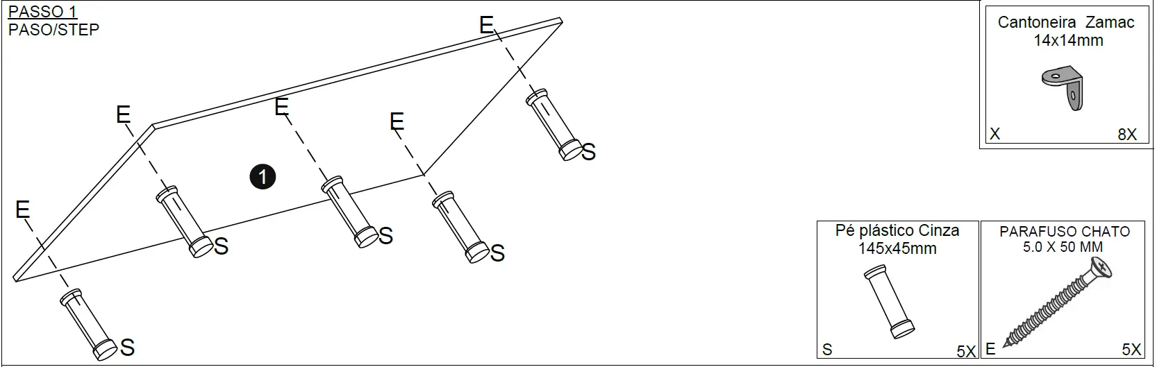 POLIMAN 12528 2 Doors Wall Cabinet 25