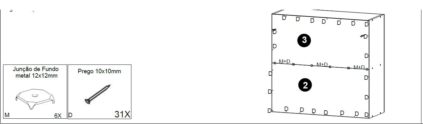 POLIMAN 12528 2 Doors Wall Cabinet 8
