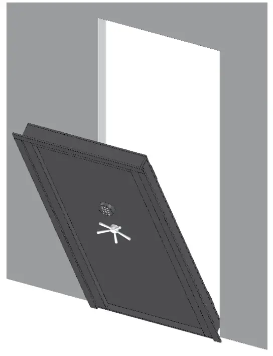 SnapSafe 75421 Premium Vault Door - VAULT DOOR INSTALLATION 3