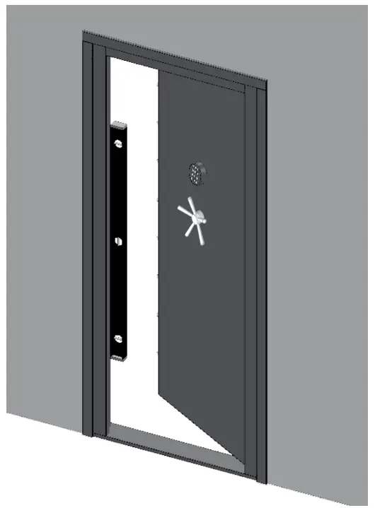 SnapSafe 75421 Premium Vault Door - VAULT DOOR INSTALLATION 4