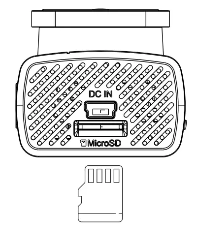 NANOCAM NCP DVR4K Dash Camera - SD CARD