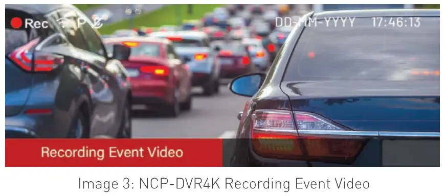 NANOCAM NCP DVR4K Dash Camera - System Settings 2