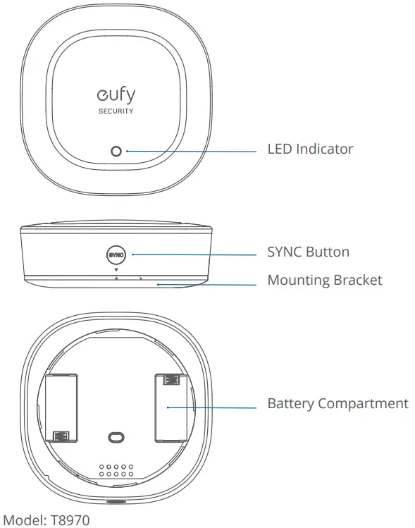 eufy T8970 Outdoor Indoor Siren - GLANCE
