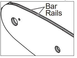 milwaukee M18 Fuel Hatchet 8 Pruning Saw - Rails