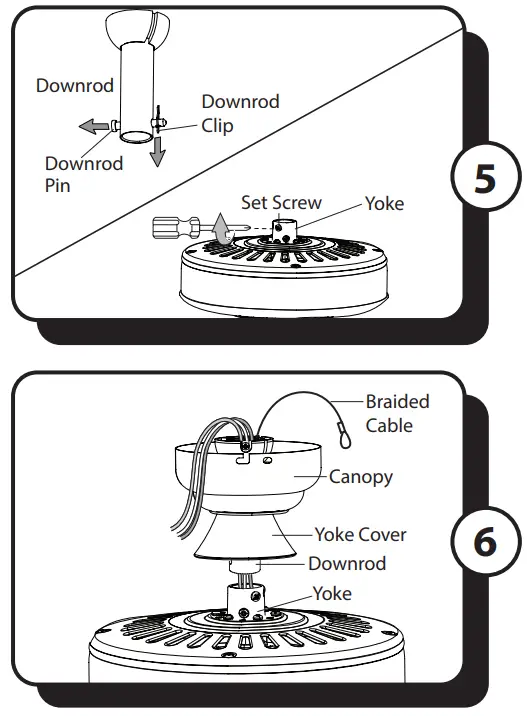 PROMINENCE HOME 50586 Indoor Ceiling Fan - ASSEMBLY3
