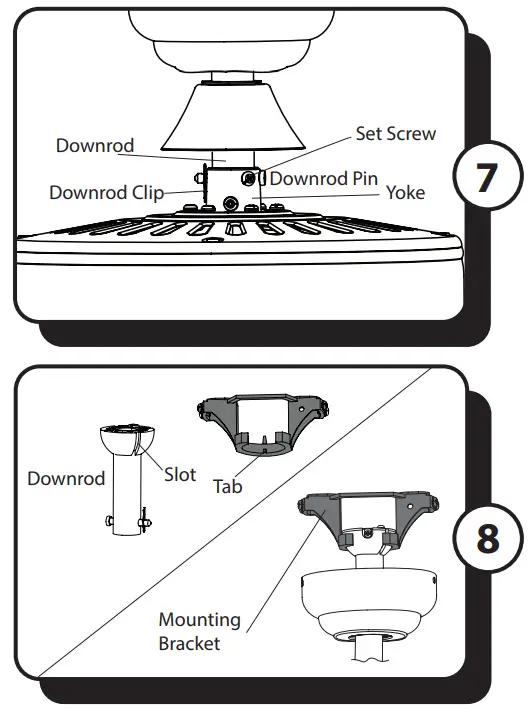 PROMINENCE HOME 50586 Indoor Ceiling Fan - ASSEMBLY4