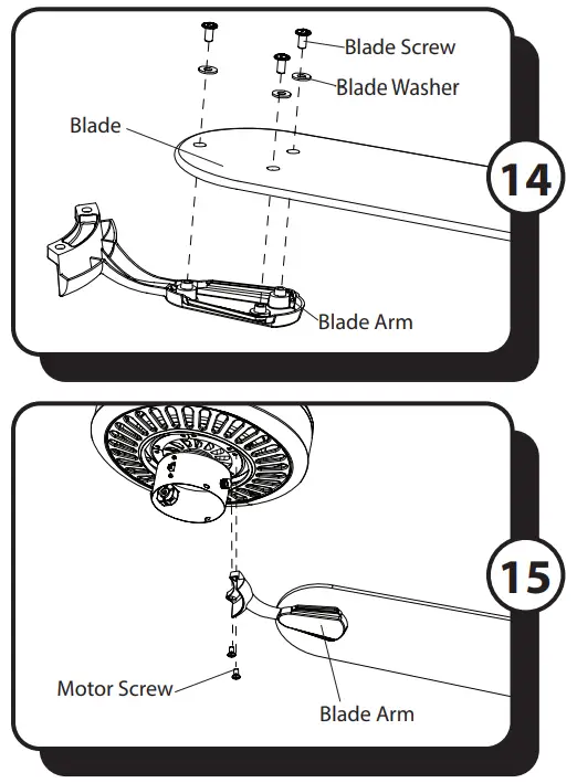 PROMINENCE HOME 50586 Indoor Ceiling Fan - ASSEMBLY8