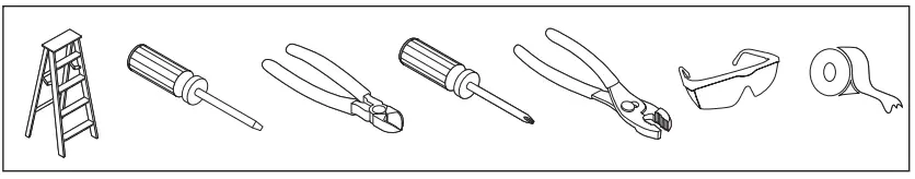 PROMINENCE HOME 50586 Indoor Ceiling Fan - TOOLS REQUIRED