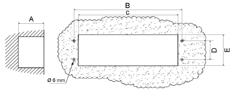 Bodet-Style-5S-OP-Digital-Clock-for-Hospitals-FIG 1