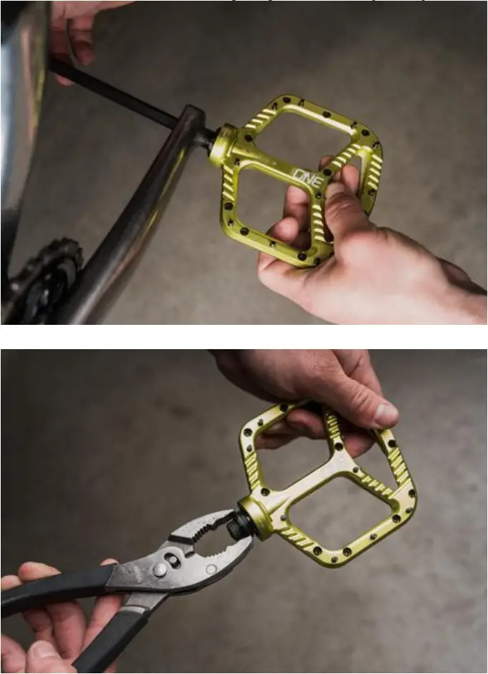 OneUp Components Aluminum Flat Pedals - FLANGE WASHER