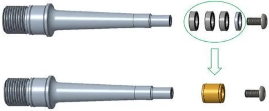 OneUp Components Aluminum Flat Pedals - diagram
