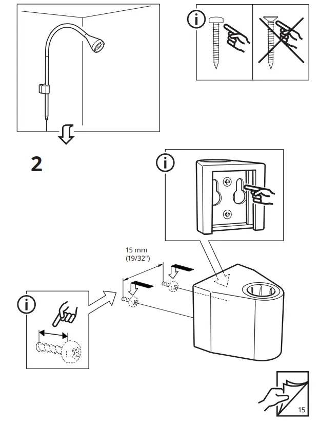 IKEA NÄVLINGE LED Floor-Read Lamp - parts 4