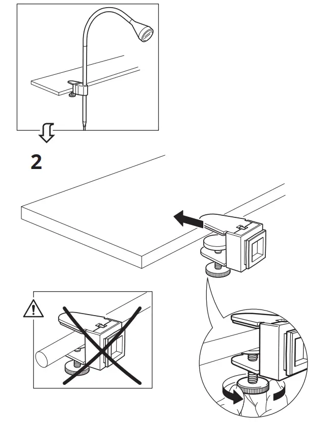 IKEA NÄVLINGE LED Floor-Read Lamp - parts 6