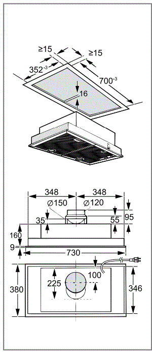 BOSCH-DHL555BLGB-Extractor-Hood-fig-19