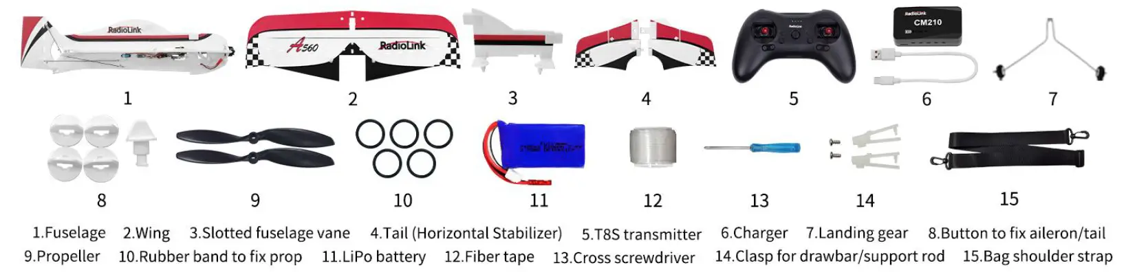 RadioLink A560 3D RC Airplane 3