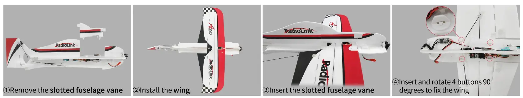 RadioLink A560 3D RC Airplane 4