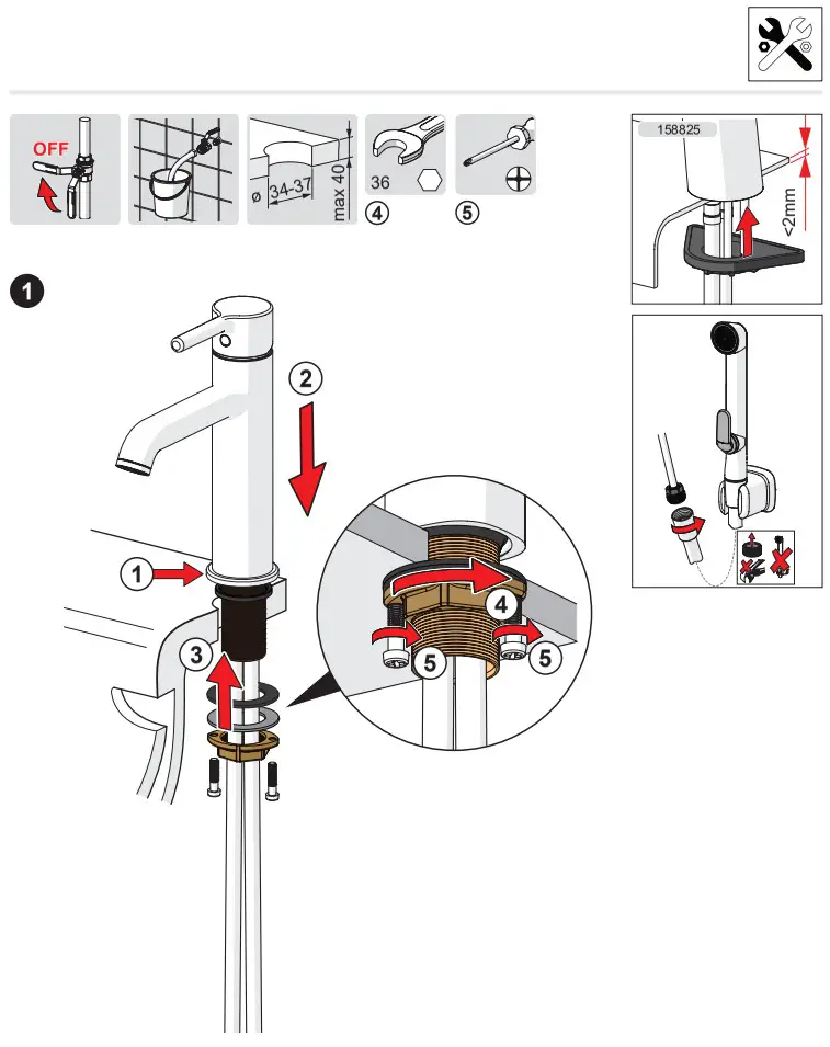Oras 2605F Optima Sink faucet - fig 14