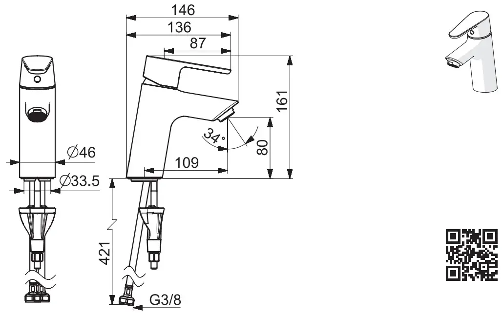 Oras 2605F Optima Sink faucet - fig 4